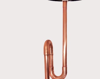 Copper desk lamp