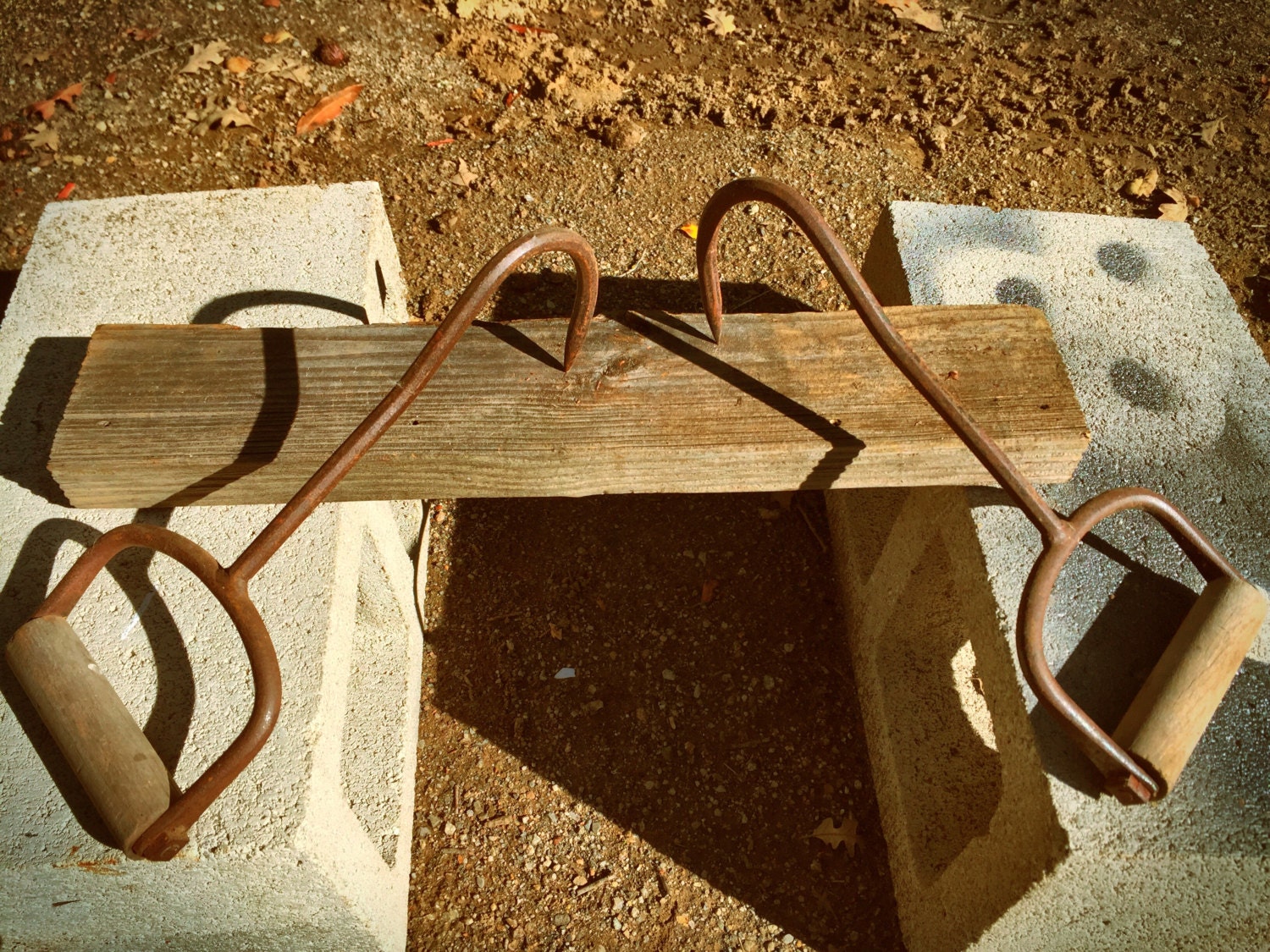 Antique Metal Hay Hooks Haute Juice