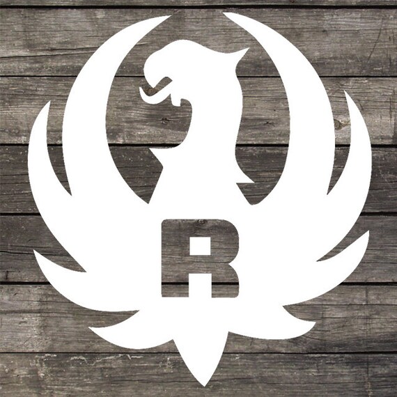 Ruger inspired logo Vinyl Decal made of by TheCraftyFoxCustoms