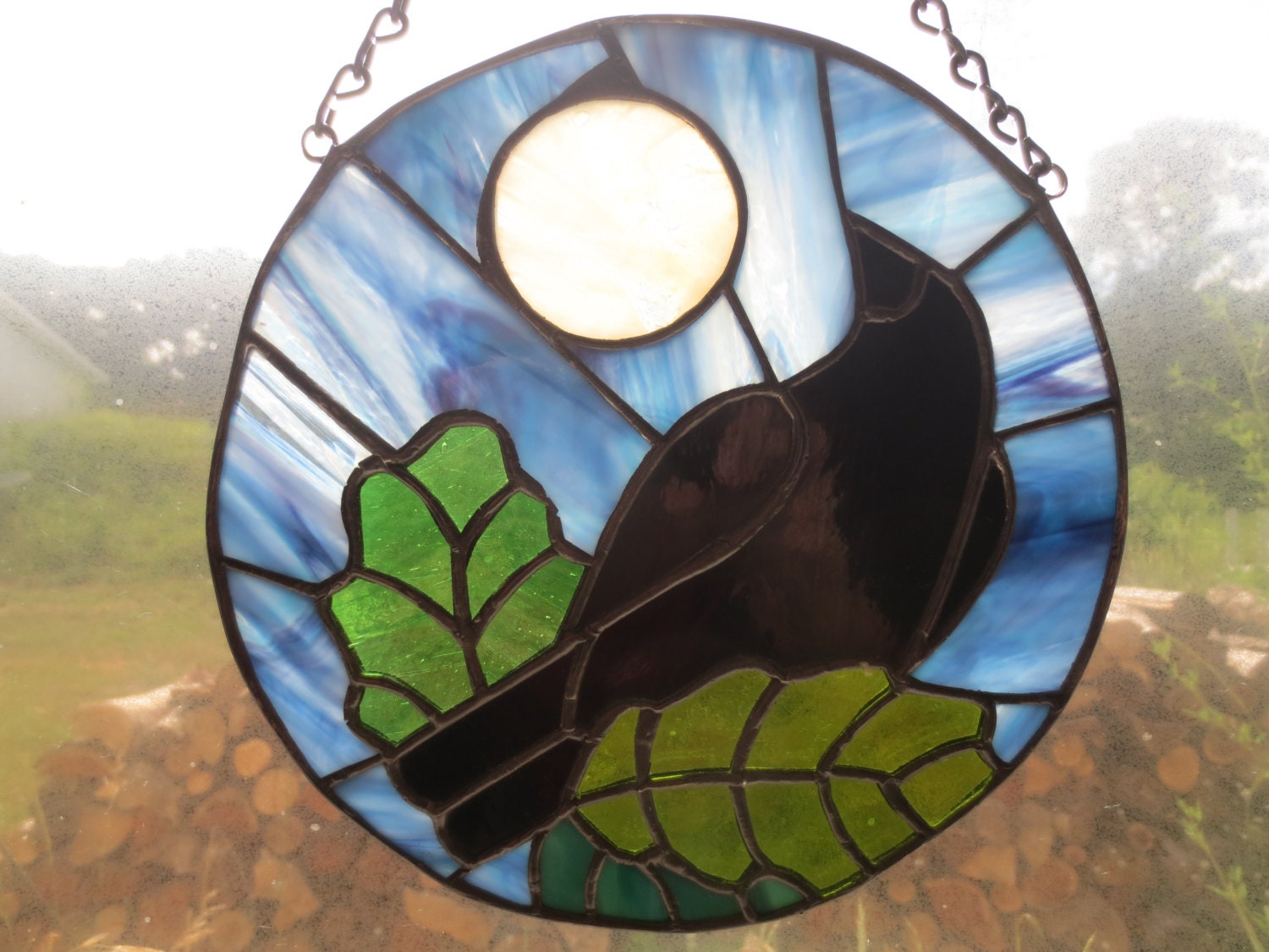 wiccan stained glass design