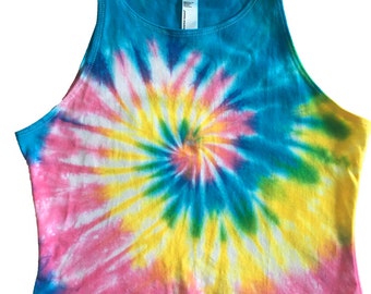 Tie Dye Crop Top, Tie Dye Shirt, Rave Shirt, Rave Crop Top, Rave Tank, Tie Dye, Festival, EDC
