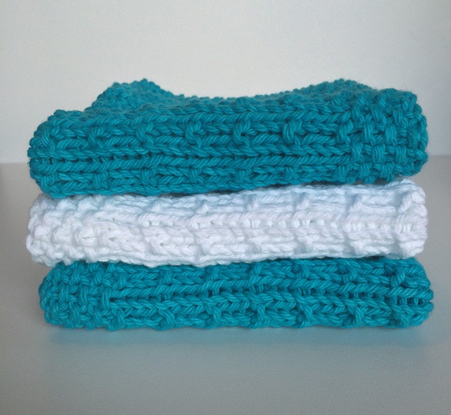 Crochet washcloth / knit washcloths / baby by ...
