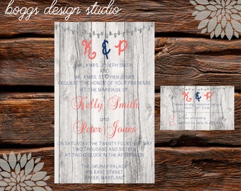 Rustic Bridal Shower Invitation Country by BoggsDesignStudio