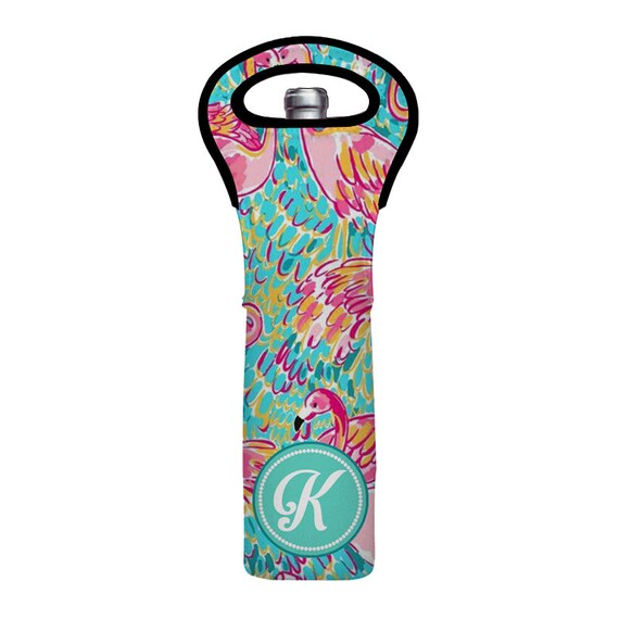 lilly pulitzer wine bag