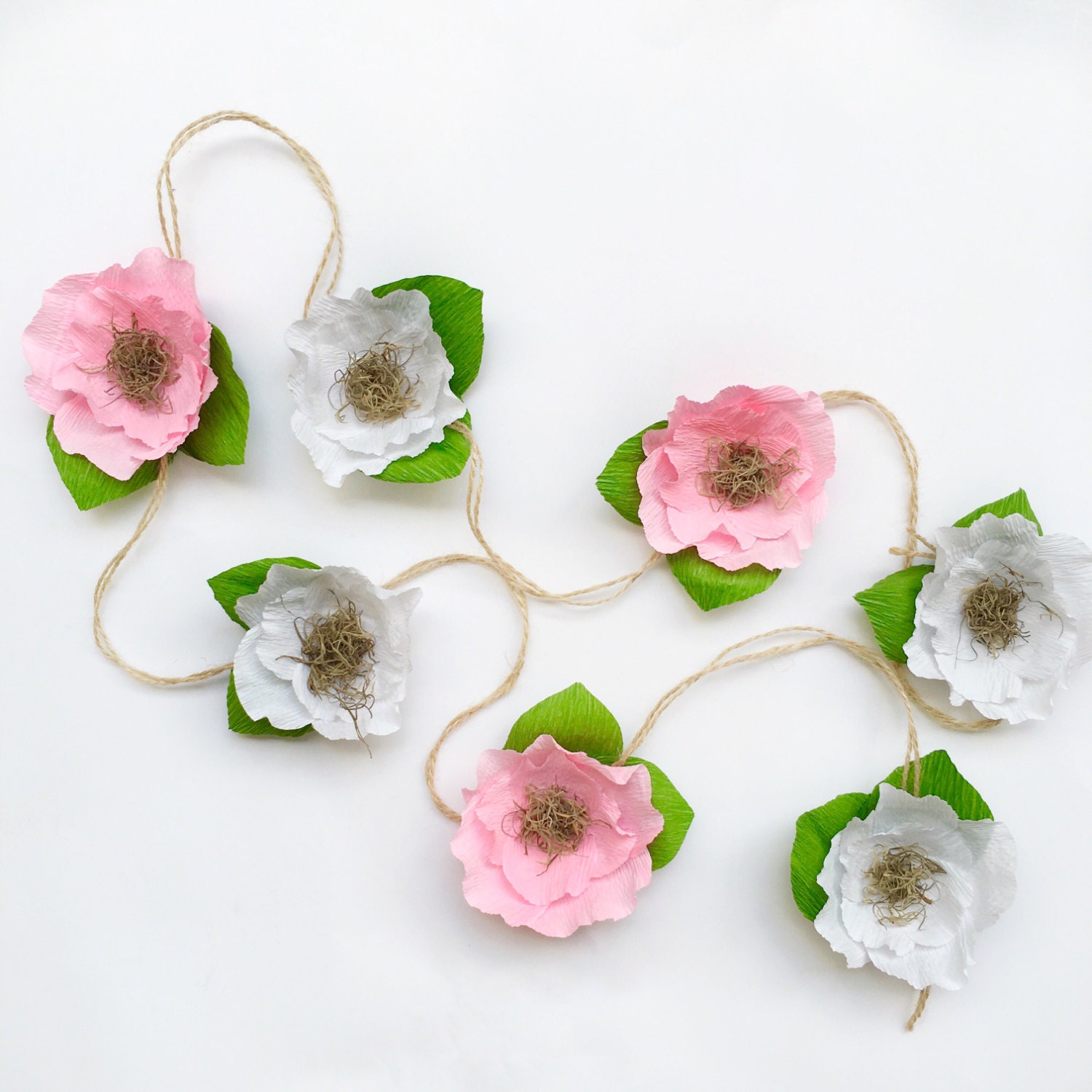 Crepe Paper Flower GarlandCrepe Paper Flower Garlandpaper