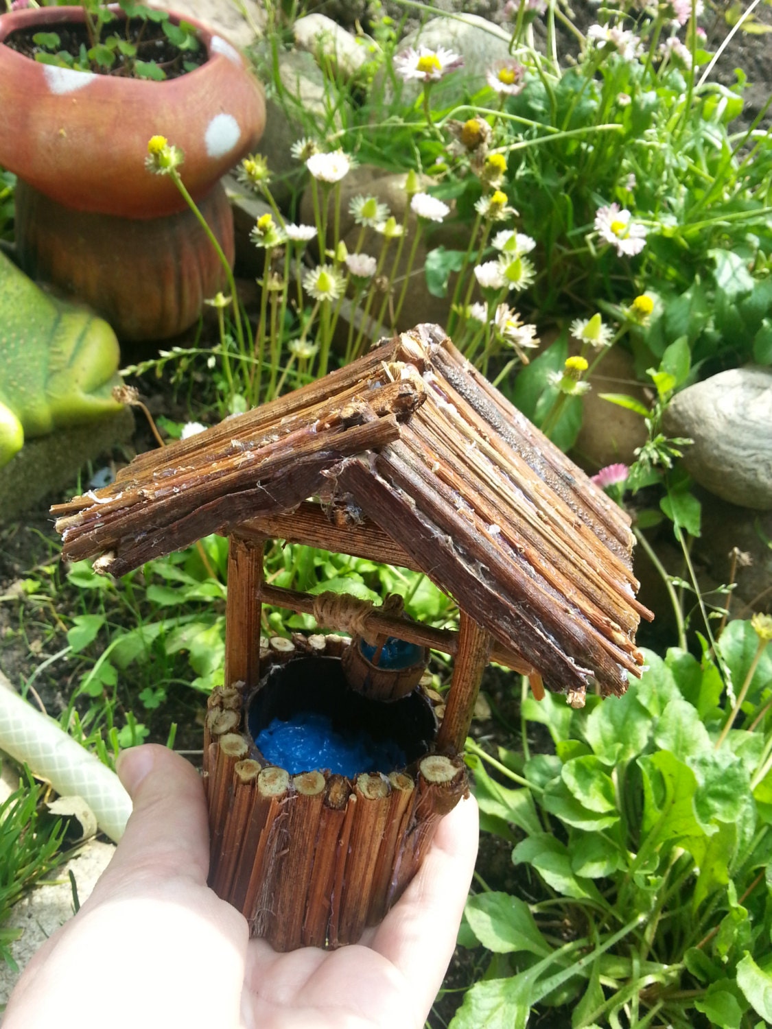 Fairy Garden Wishing Well Fairy garden well miniature well