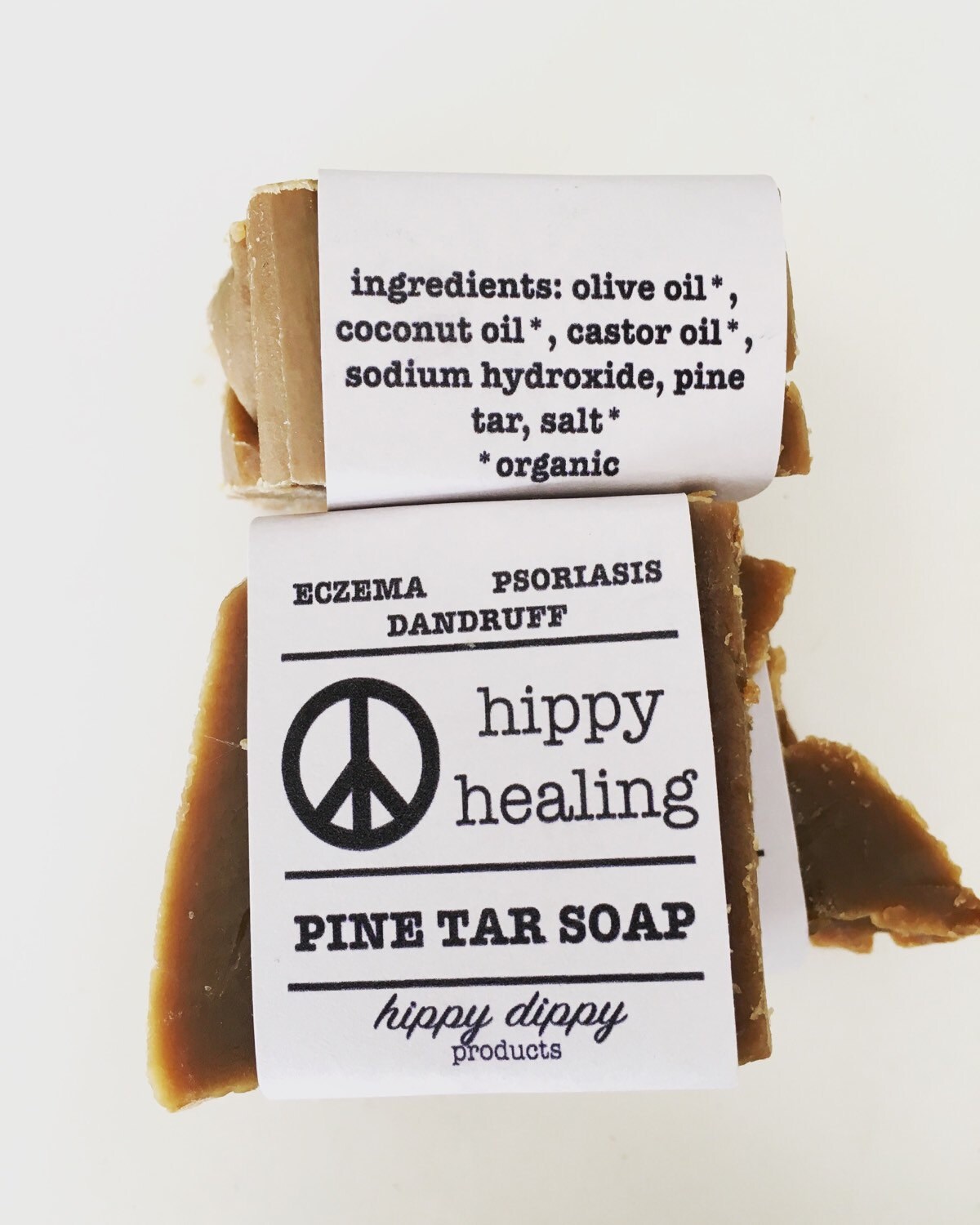 hippy healing pine tar soap perfect for eczema psoriasis