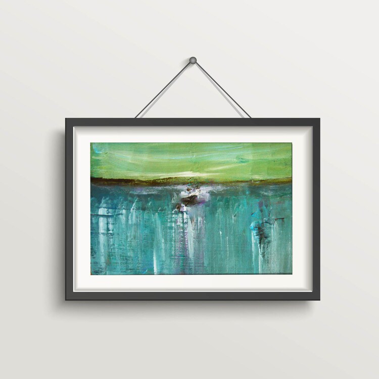 Giclee Print Fine Art print wall artWaterfalls by WoodScapeArt