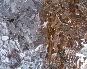 1000 Milagros ( Gold And Silver Color ) 2 Pounds Wholesale Mexican Folk Art