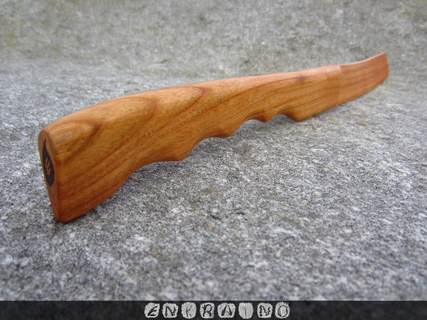 CHERRY BUTTER KNIFE Wood Hand Carved Wooden Kitchen Utensil