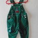 Toddler Dungarees, Denim Dungarees, Denim Trousers, Unisex Clothing, Holiday Clothing, Boys Trousers, Jeans, Denim Overalls, Green Dungarees