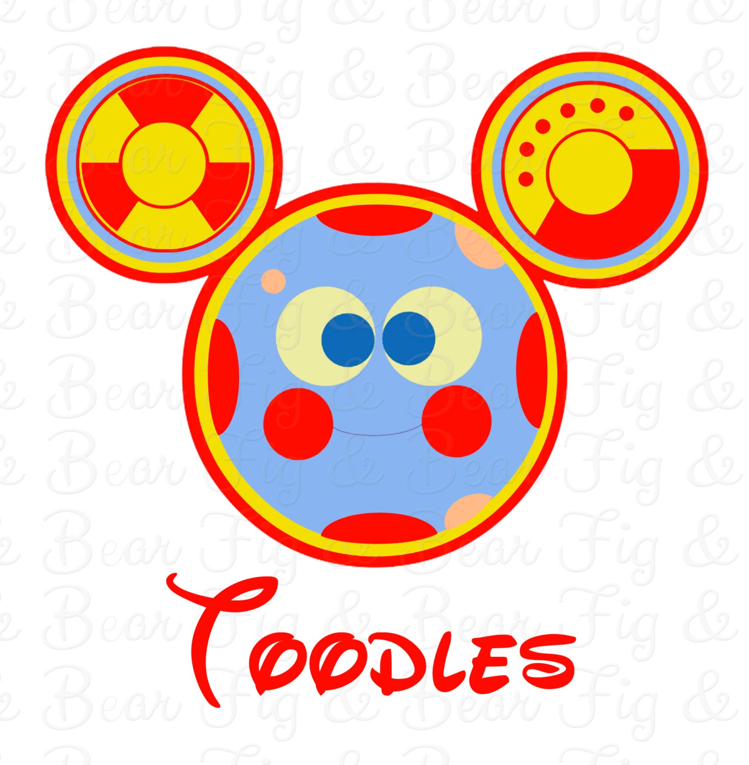 Mickey Mouse Clubhouse Toodles Shirt Iron On Transfer