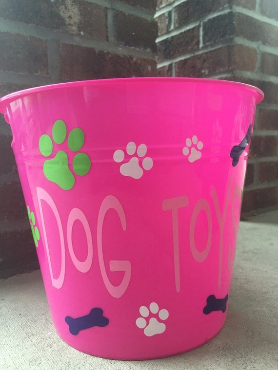 dog toy storage bin