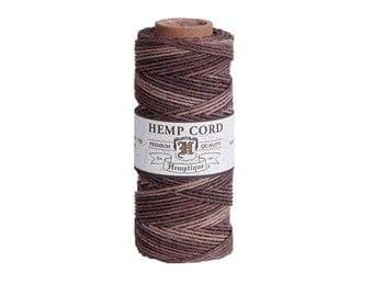 Earthy Variegated Hemp Cord Spool