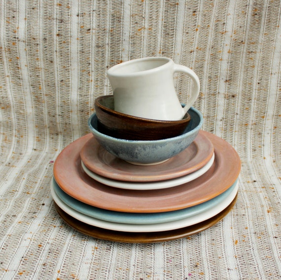 Mix and Match Plates Bowls or MugsIndividual Dinnerware