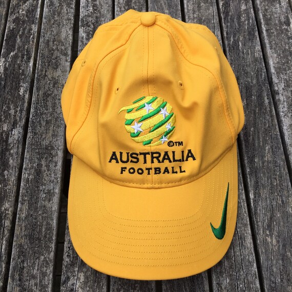 Vintage 90's Nike Australia Football Soccer Strap Back