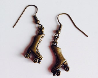 ROLLER SKATE earrings. 80s earrings. Retro earrings. Disco