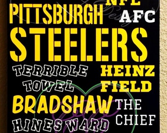 Steelers Wall Art steelers wall art | etsy Steelers Wall Art steelers wall art | etsy