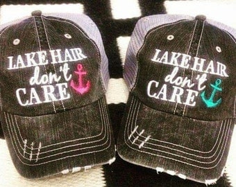 Lake Hair Don't Care Trucker Hat