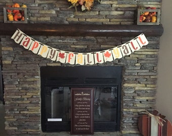 Happy Fall Yall Fall Banner Blessed Mantle Decoration happy fall banner photo prop thanksgiving halloween decor
