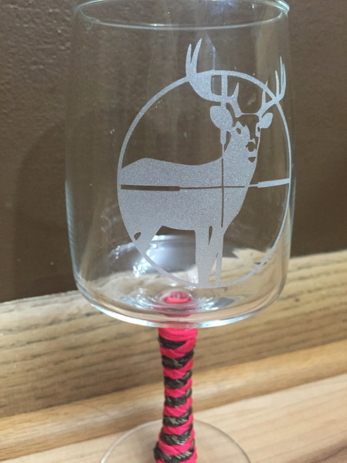 Mother's Day Deer hunting wine glass bridesmaid gifts