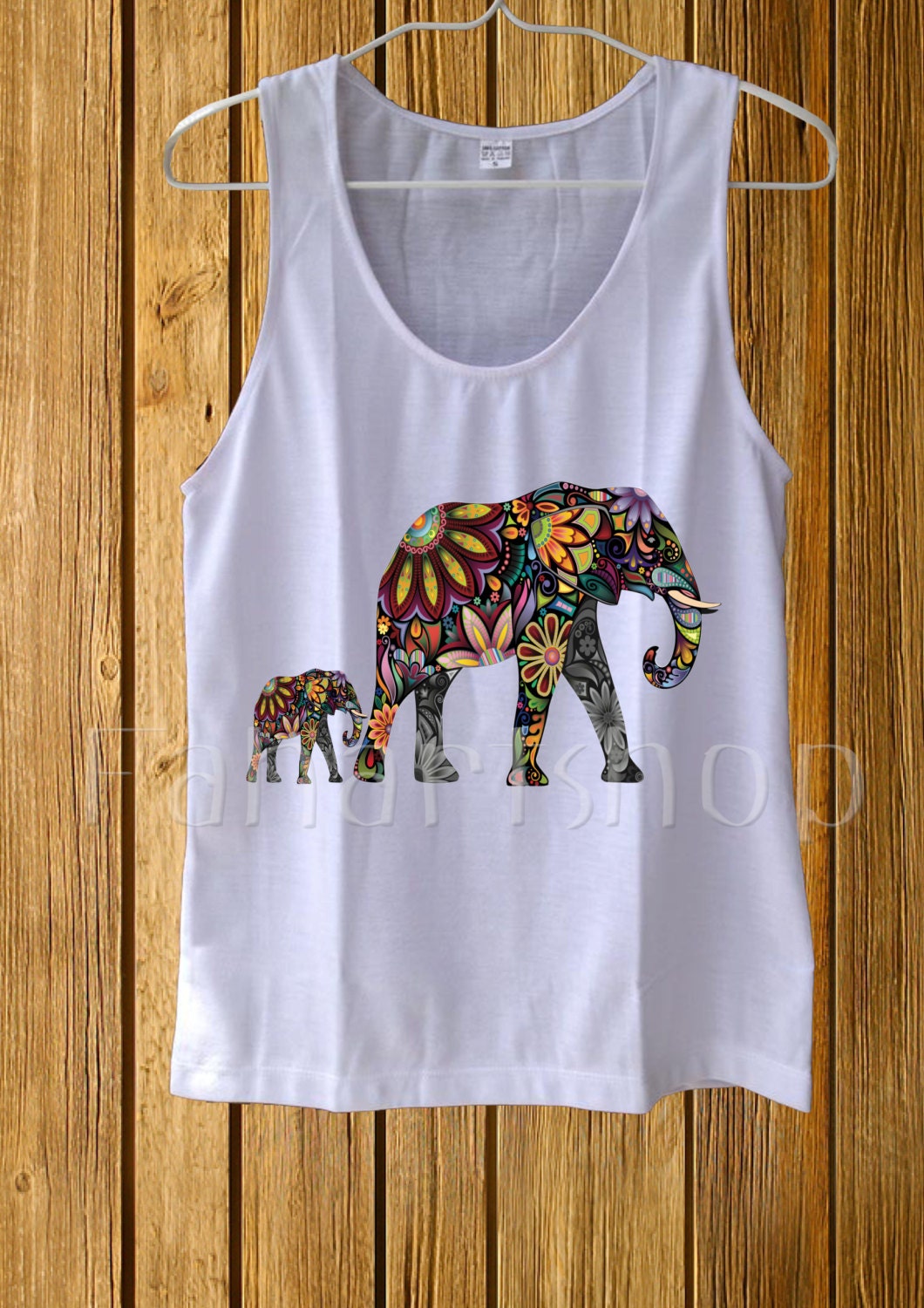 Elephant Clothing Women Elephant Women Tank Elephant by