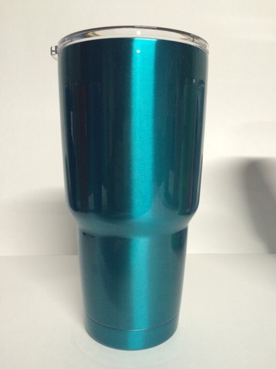 Items similar to 30 oz Teal Yeti Cup on Etsy