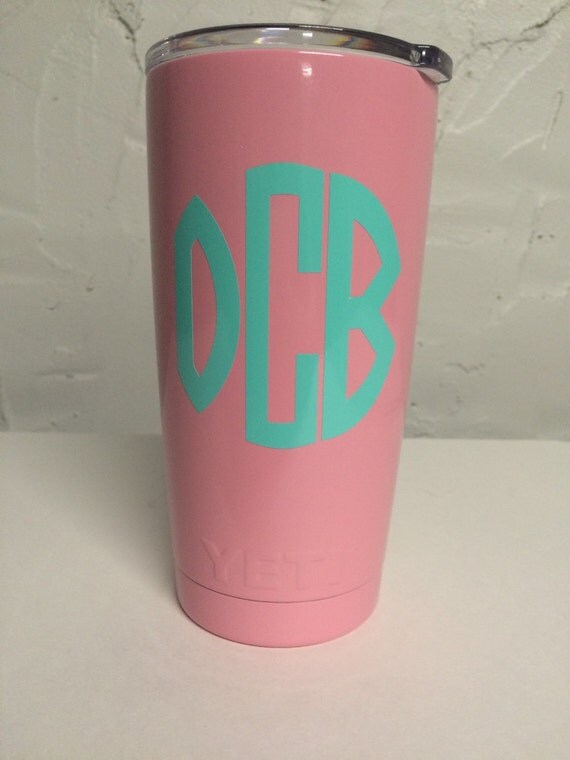 20 oz Yeti Rambler Light Pink by 49Vine on Etsy