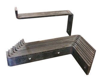 Extreme heavy duty Z bracket - Shelf Brackets - 3/8" thick by 2" wide steel •ON SALE Limited Time•