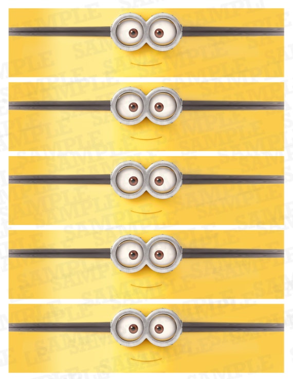 Water Bottle Labels Minions Labels Minion birthday by PartyInstant
