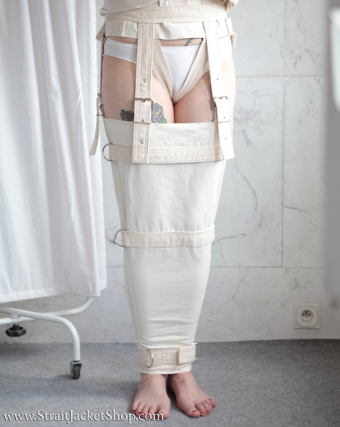 Legs Restraints Straitjacket type laced leg restraints