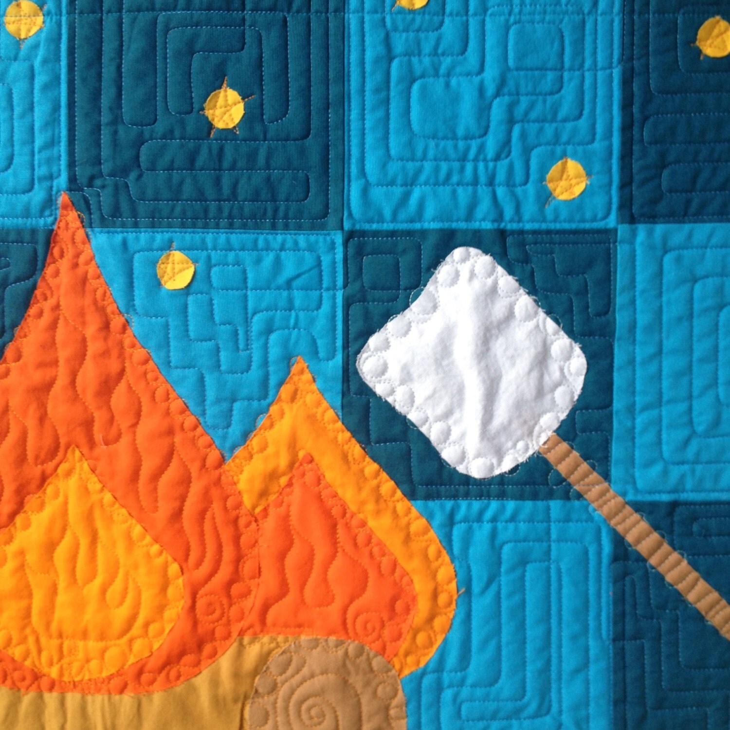 Campfire Nights Quilt Pattern From Iamgingerquilts On Etsy Studio