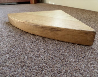 Chunky Handmade Floating Rustic Corner Shelf Chunky Handmade Floating Rustic Corner Shelf