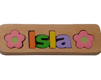 WOODEN PUZZLE NAME - Isla