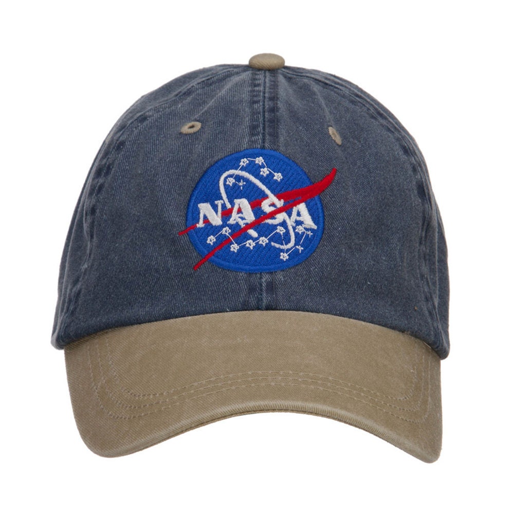 NASA Insignia Embroidered Washed Two Tone Cap