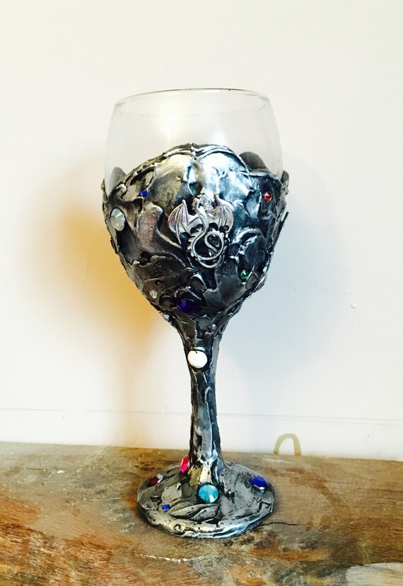 Medieval goblet wine goblet