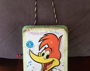 woody woodpecker wind up toy