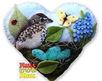 The heart of Birds in spring