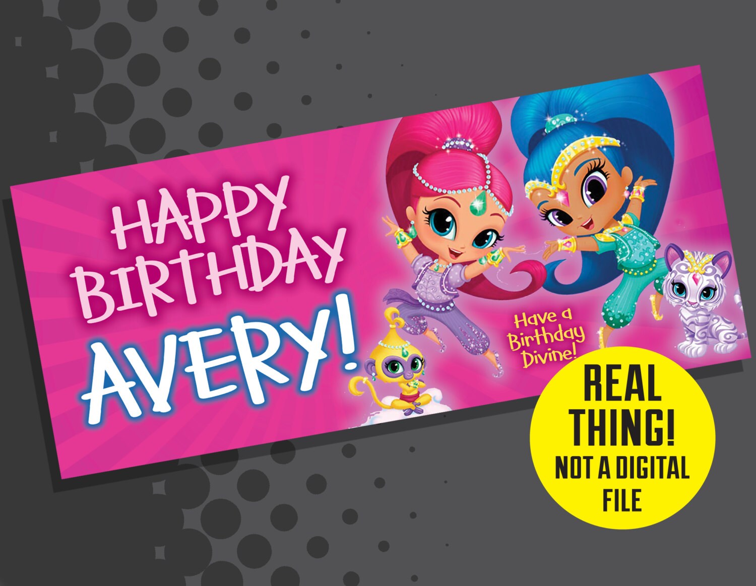 Shimmer and Shine Birthday Shimmer and Shine by 3rdStreetPrinting
