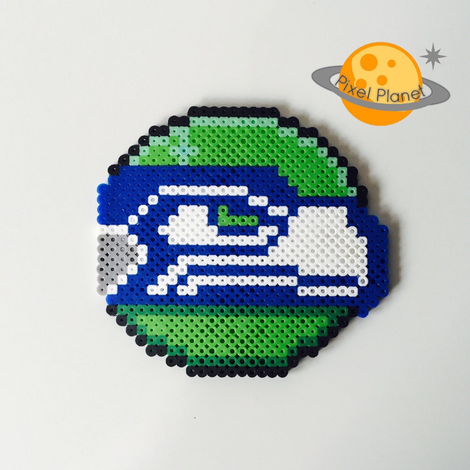 Seattle Seahawks Logo Perler Beads Sprite NFL by