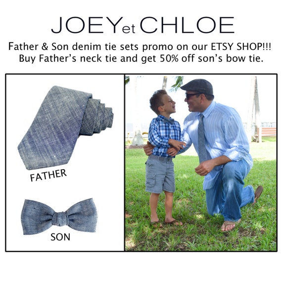 dad son matching ties