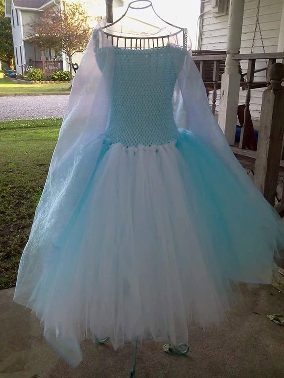 Items similar to snow queen tutu dress on Etsy