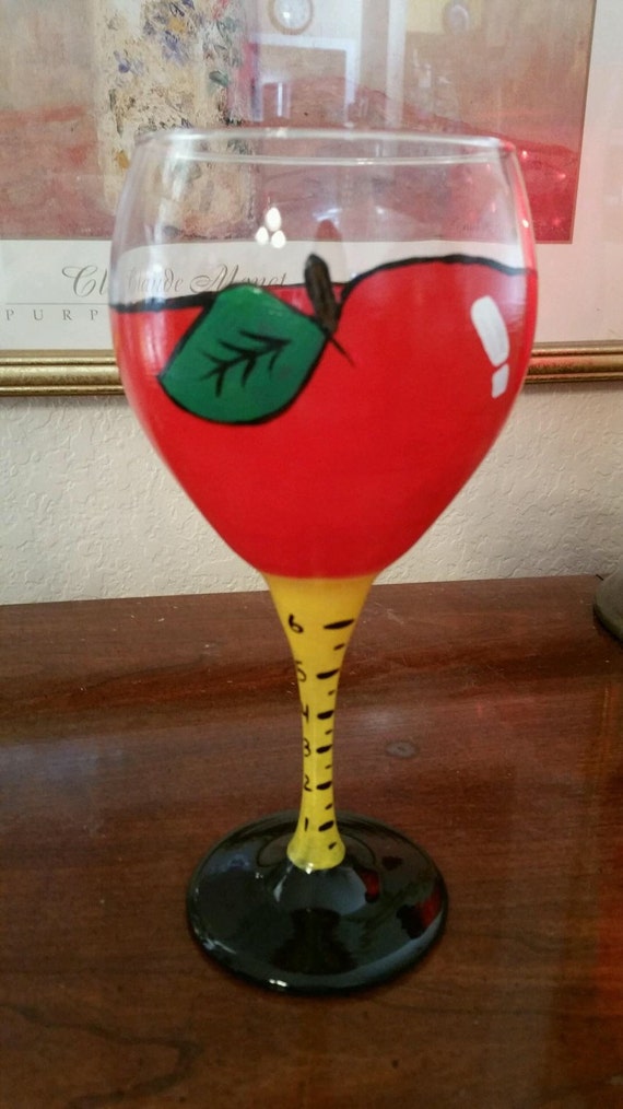 Download Teacher Wine Glass by HotUniqueGemsBySha on Etsy