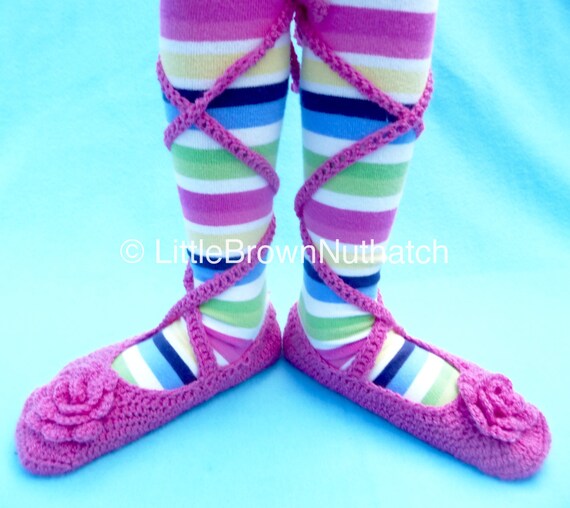 Hot Pink Ballet Slippers