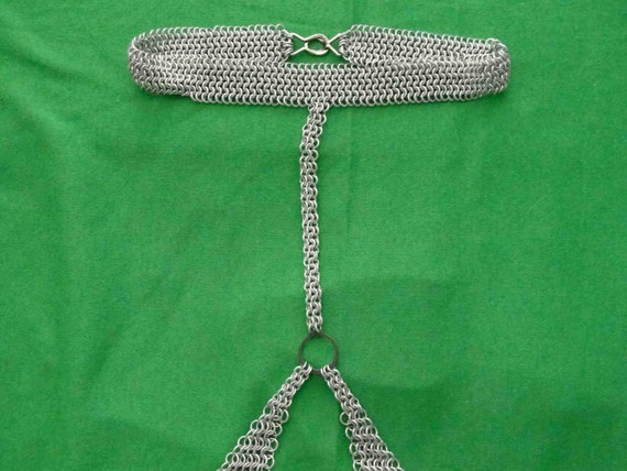 Chainmail Bikini Top Y by DrewsChainmail on Etsy