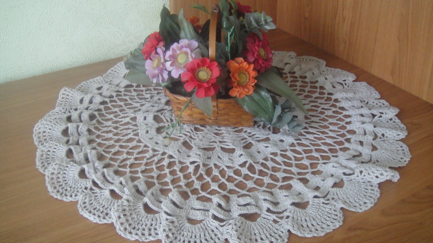 Crochet doily pattern Kitchen decor Lace trim . by ...