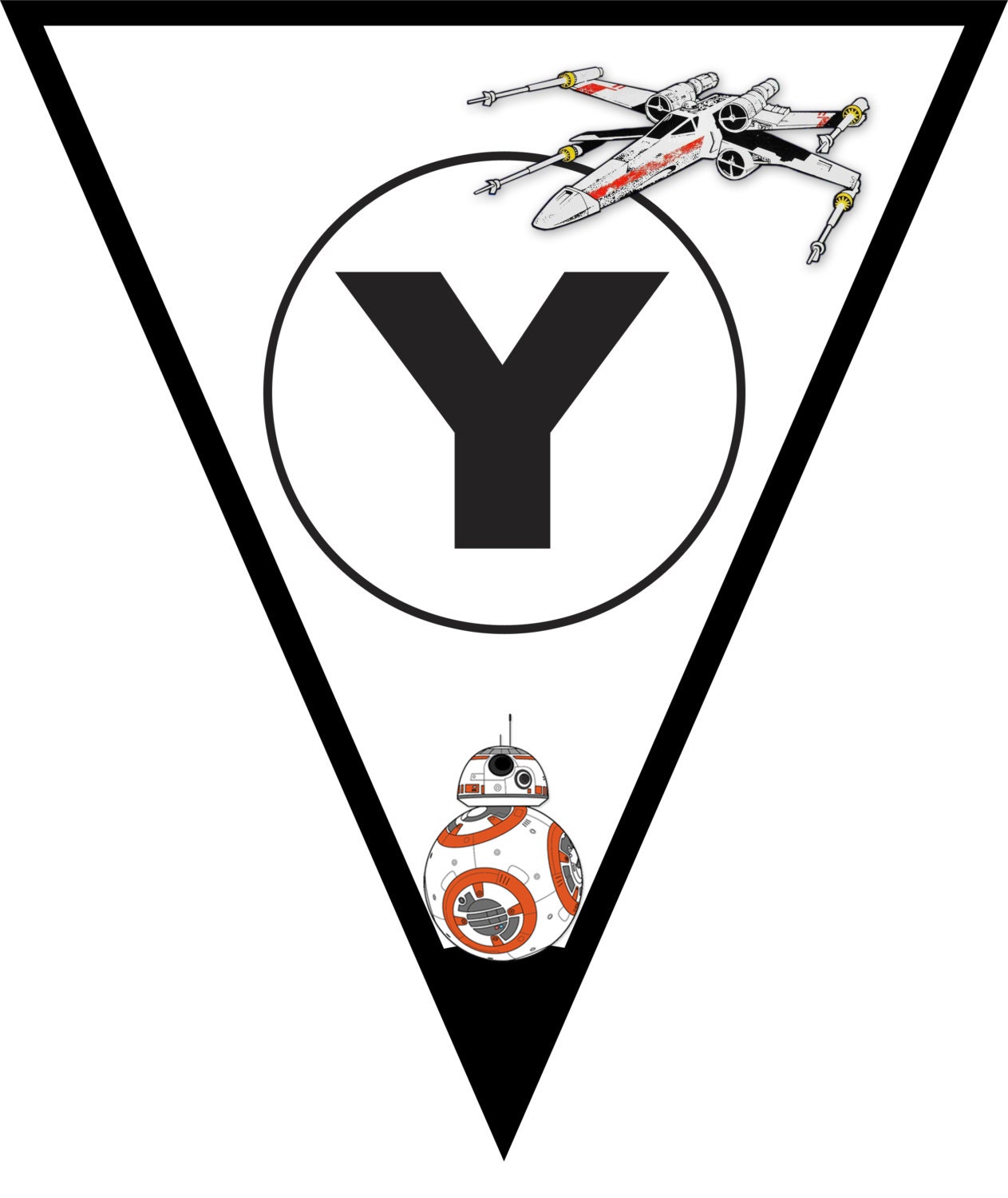 Star Wars birthday banner DIY printable