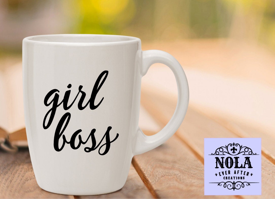 Girl Boss Ceramic Coffee Mug