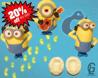 3D Minion silicone Mold mould fondant chocolate cake candle fimo