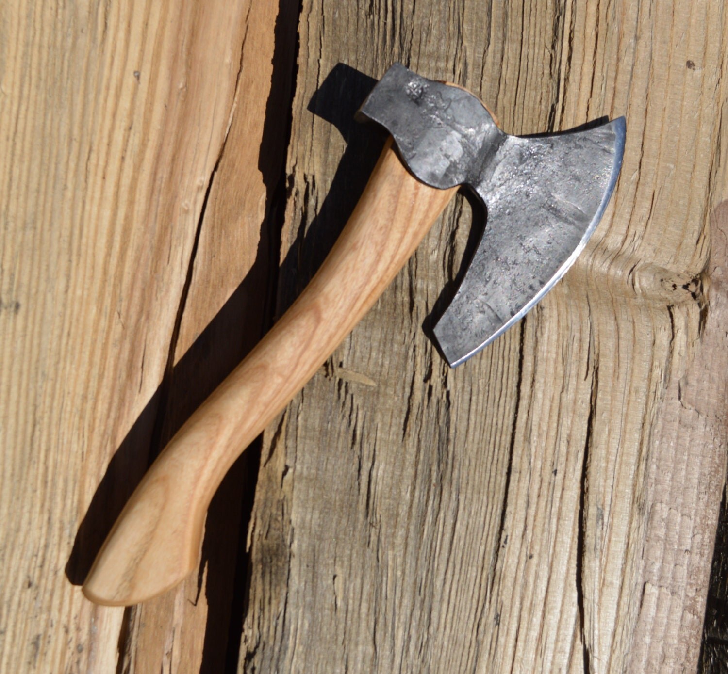 Wood Carving Axe Blacksmith Hand Forged Sloyd Axe Steel